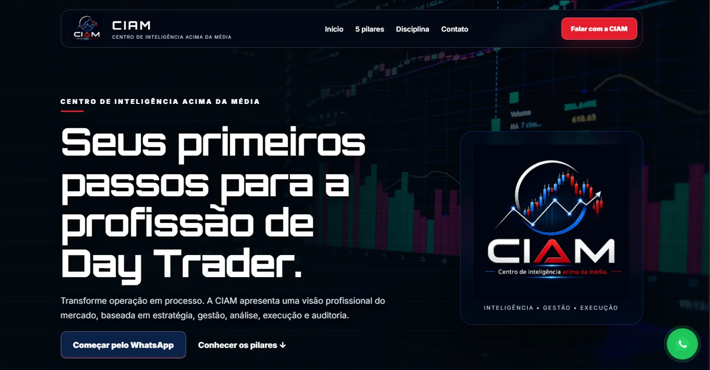 Site entregue para CIAM